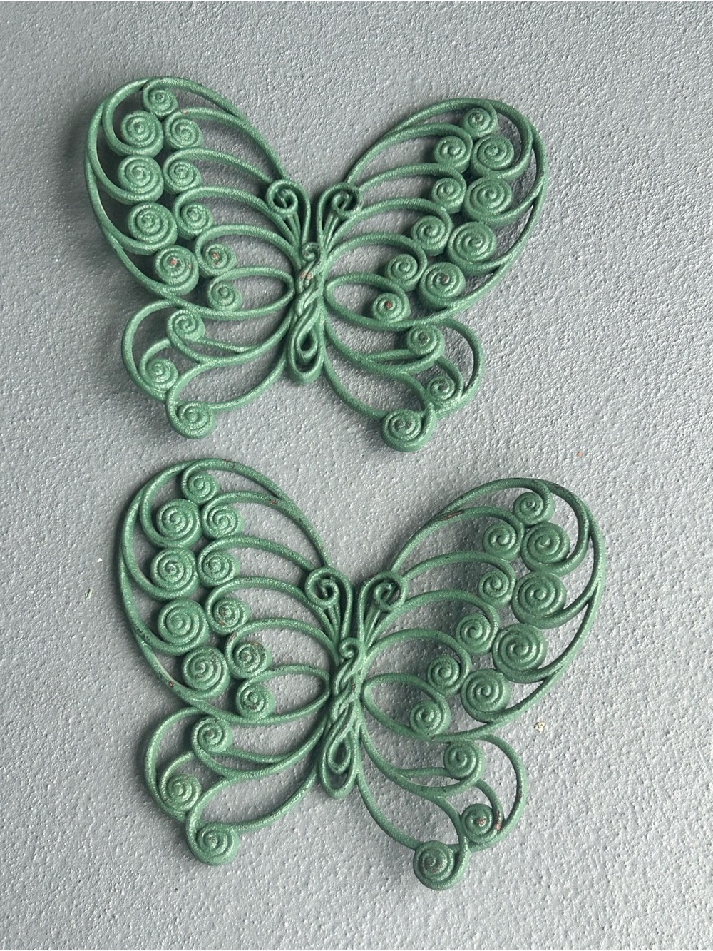 Vintage 1970’s Burwood Butterfly Wall Hangings-Set of 2